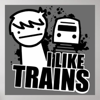 I Like Trains  asdfmovie Poster