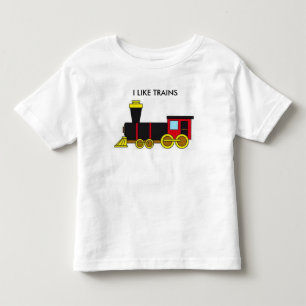 I Like Trains Toddler T-Shirt