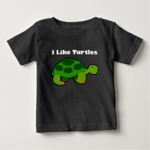I Like Turtles - Baby Fine Jersey T-Shirt T-Shirt