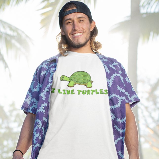 I Like Turtles T-Shirt (Creator Uploaded)