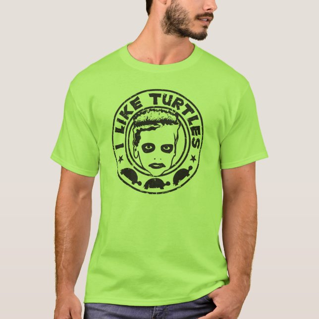 I Like Turtles! T-Shirt (Front)