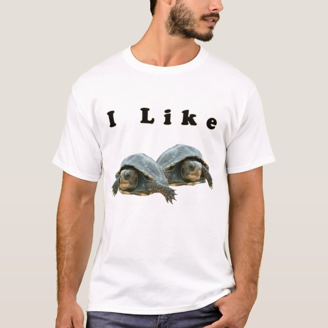 I Like Turtles T-Shirt (Front)