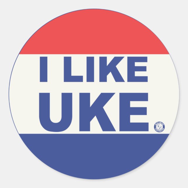I Like UKE stickers (Front)