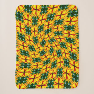I Like Unique Flowers Sherpa Blanket