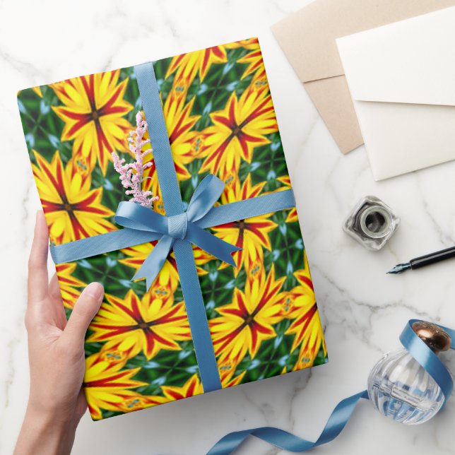 I Like Unique Flowers Wrapping Paper (Gifting)