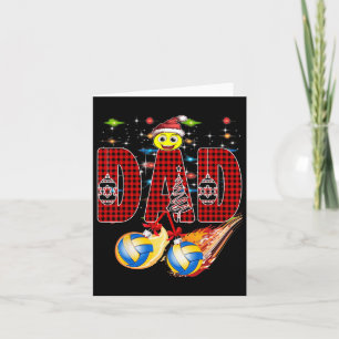 I Like Volleyball And Maybe Three People Xmas Voll Card