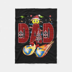 I Like Volleyball And Maybe Three People Xmas Voll Fleece Blanket