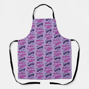 I LIKE YOU BERRY MUCH APRON