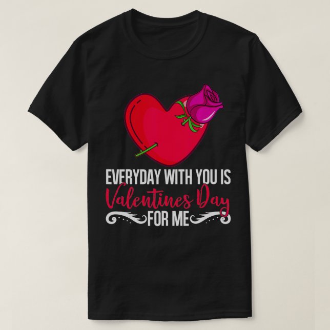 I Like You Berry Much Happy Valentines Day Love Co T-Shirt (Design Front)