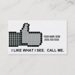 I Like You Business Card