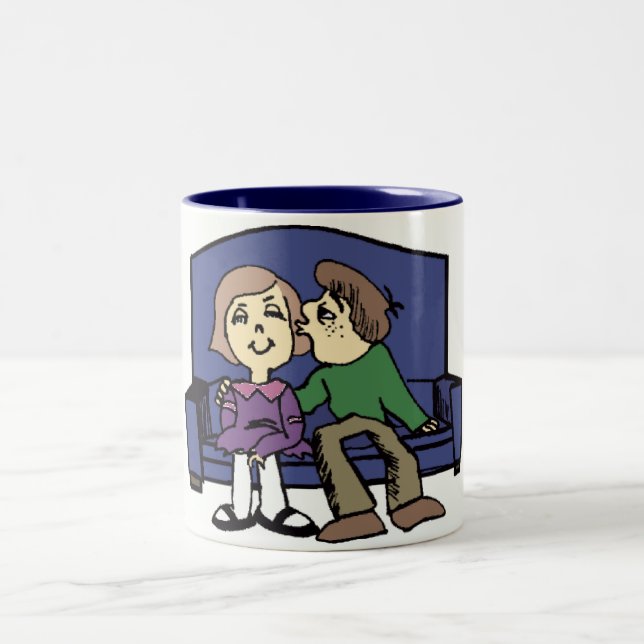 I Like You Valentine Two-Tone Coffee Mug (Center)