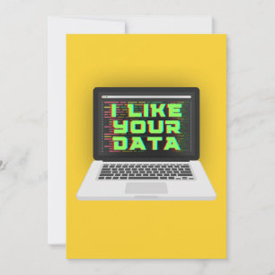I LIKE YOUR DATA HOLIDAY CARD