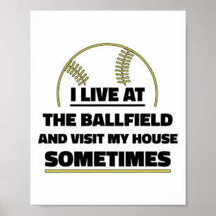 I Live At The Llfield Visit My House Sometimes Sof Poster
