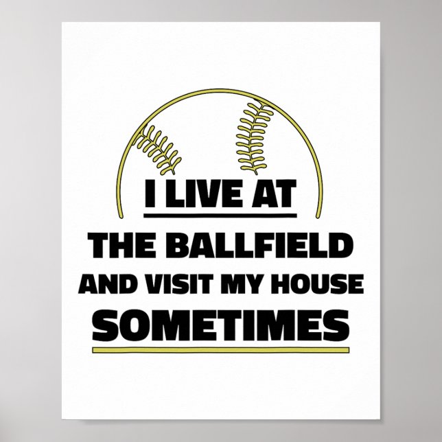 I Live At The Llfield Visit My House Sometimes Sof Poster (Front)
