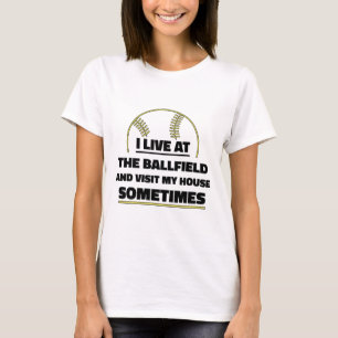 I Live At The Llfield Visit My House Sometimes Sof T-Shirt