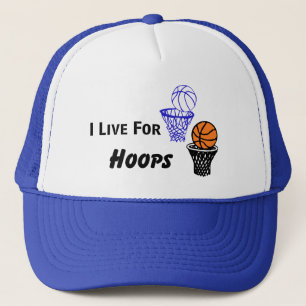 I Live For Hoops Hat/Cap Trucker Hat