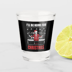 I’ll Be Home For Christmas Trump 47th President US Shot Glass