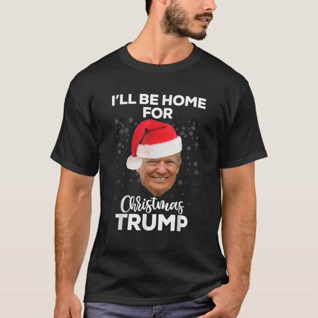 I ll Be Home For Christmas Ugly Sweaters Santa Tru (Front)