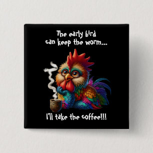 I’ll take the coffee 15 cm square badge