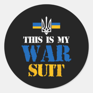 I’ll Wear The Costume When This War Is Over T Shir Classic Round Sticker
