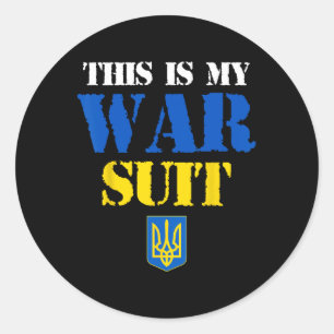 I’ll Wear The Costume When This War Is Over T Shir Classic Round Sticker