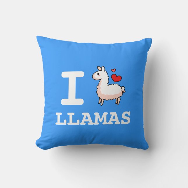 I Llama Llamas Cushion (Front)