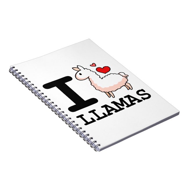 I Llama Llamas Notebook (Right Side)