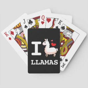 I Llama Llamas Playing Cards