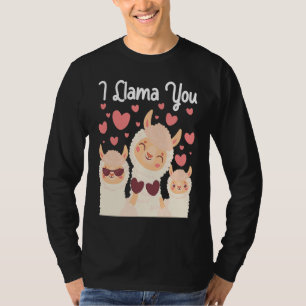 I Llama You Valentine's Day Llama T-Shirt