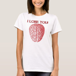 I Lobe You Geek Nerd Love Funny T-Shirt
