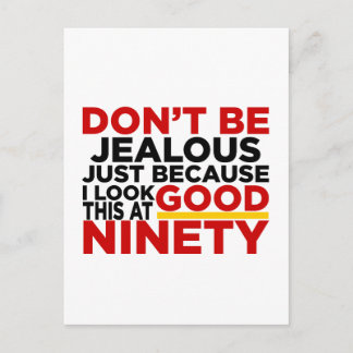 I Look Good This At 90 Birthday Designs Postcard