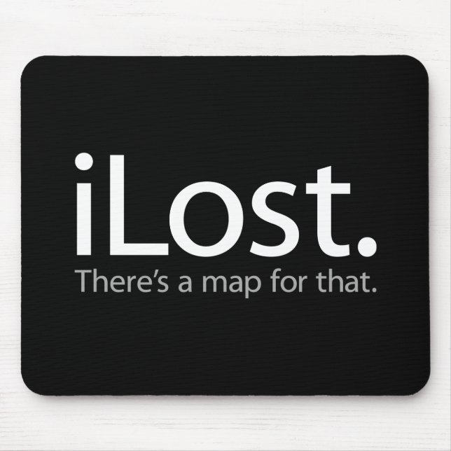 i Lost Mouse Pad (Front)