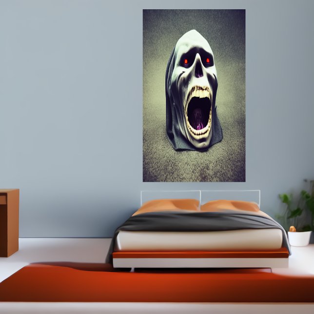 I lost my body can you help me | AI Art  Poster (Creator Uploaded)