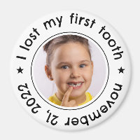 "I lost my first tooth" Kid's Milestone Modern
