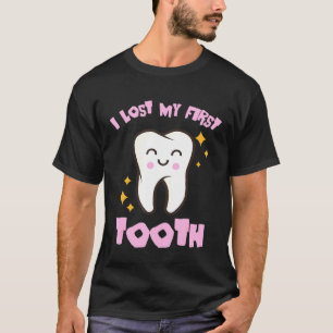 I Lost My First Tooth Shirt Cute Baby Tooth Out Gi