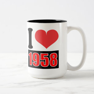 I love 1958 - Mugs