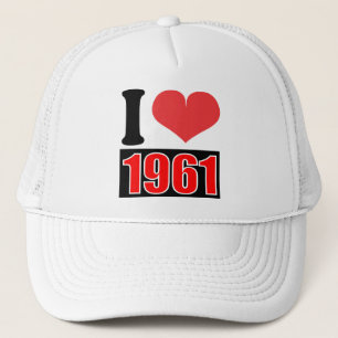 I love 1961 - Hat