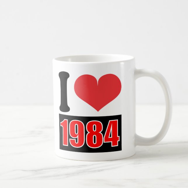 I love 1984 - Mugs (Right)