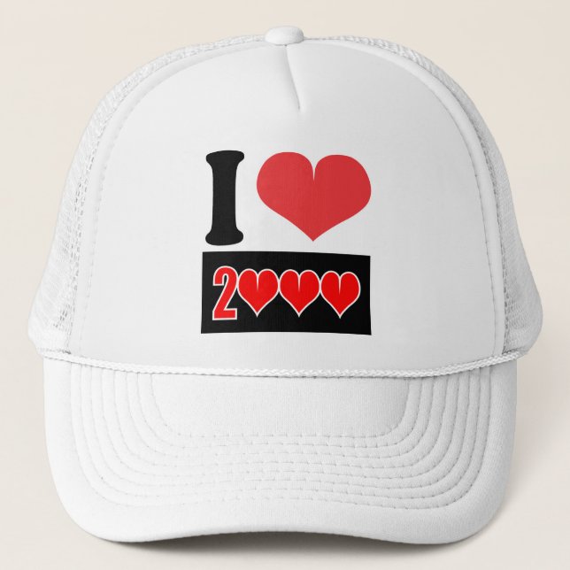I love 2000    - Hat (Front)