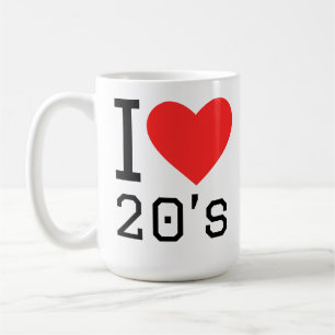I love 20s coffee mug