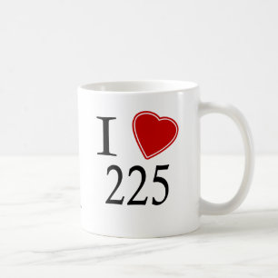 I Love 225 Baton Rouge Coffee Mug