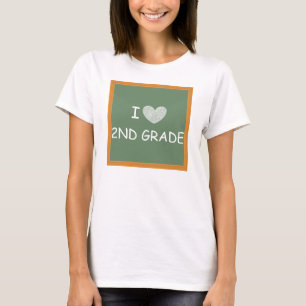 I Love 2nd Grade T-Shirt
