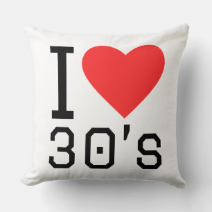 I love 30s cushion