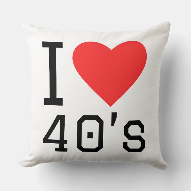 I love 40s cushion (Front)