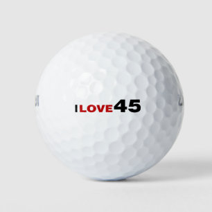 I Love 45 Golf Balls