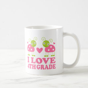 I Love 4th Grade Ladybug Coffee Mug