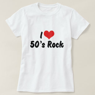 I Love 50's Rock Music T-Shirt
