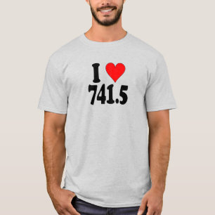 "I Love 741.5" T-Shirt