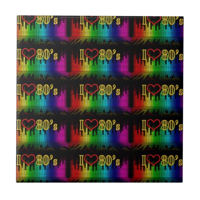 i love 80s ceramic tile (Front)