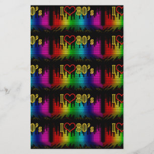 i love 80s stationery